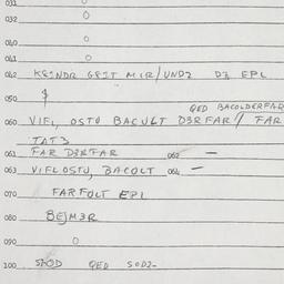 Eastern questionnaire, answ...