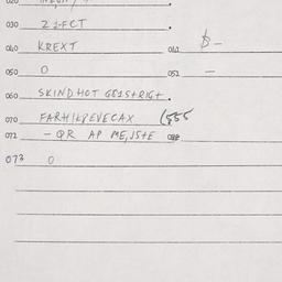 Eastern questionnaire, answ...
