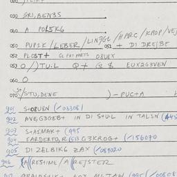 Eastern questionnaire, answ...