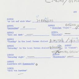 Western questionnaire, answ...