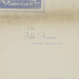 720 Fifth Avenue, Plan Of 1...