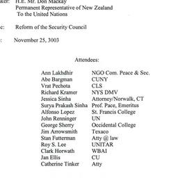Minutes, 2003-11-25. The Pr...