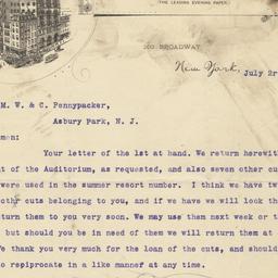Mail and Express. Letter