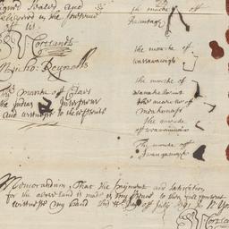 Original Indian deed to Sea...