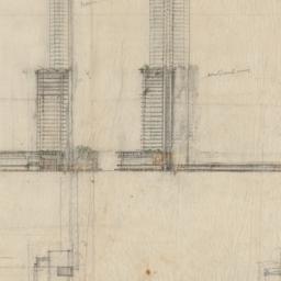 Two elevations, sketch plans