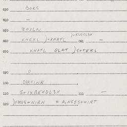 Eastern questionnaire, answ...