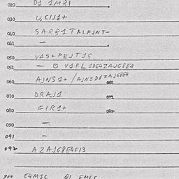 Eastern questionnaire, answ...