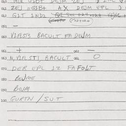 Eastern questionnaire, answ...