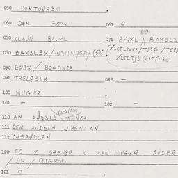 Eastern questionnaire, answ...