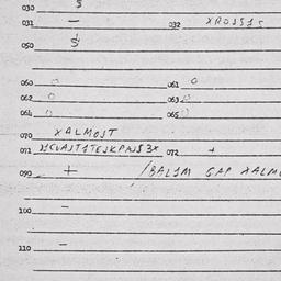 Eastern questionnaire, answ...