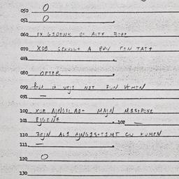 Eastern questionnaire, answ...