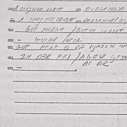 Eastern questionnaire, answ...