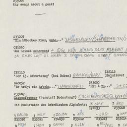 Western questionnaire, answ...