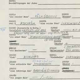 Western questionnaire, answ...