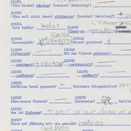 Western questionnaire, answ...