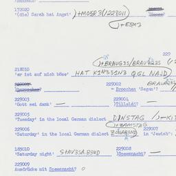 Western questionnaire, answ...