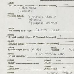 Western questionnaire, answ...