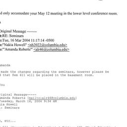 Correspondence, 2004-05-12....