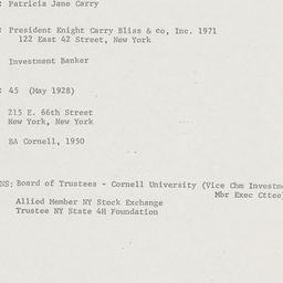 Nominating Committee