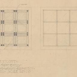 Front entrance glass design...
