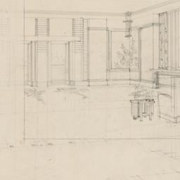 Dining room interior view
