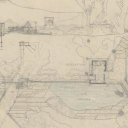 Site plan, elevation [verso]