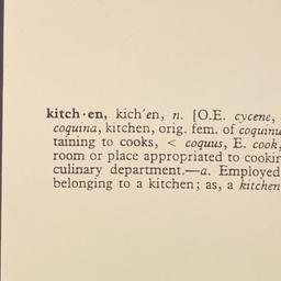Definition of kitchen.