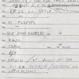 Eastern questionnaire, answ...