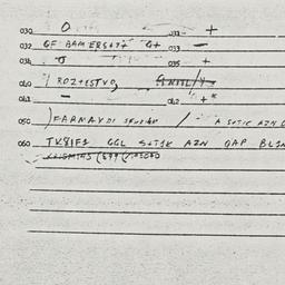 Eastern questionnaire, answ...