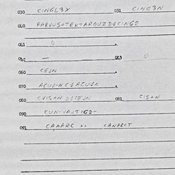 Eastern questionnaire, answ...