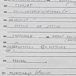 Eastern questionnaire, answ...