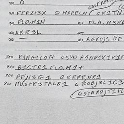 Eastern questionnaire, answ...