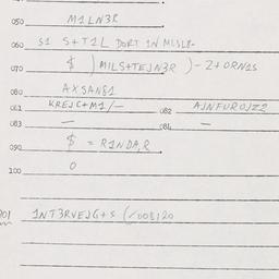 Eastern questionnaire, answ...
