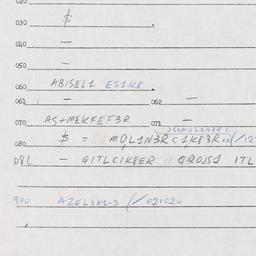 Eastern questionnaire, answ...