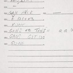 Eastern questionnaire, answ...