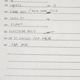Eastern questionnaire, answ...