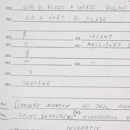Eastern questionnaire, answ...