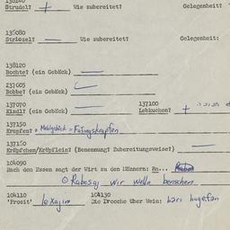 Western questionnaire, answ...