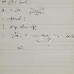 Eastern questionnaire, blue...