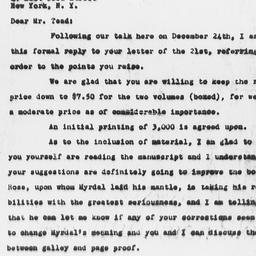Letter from Frederick P. Ke...