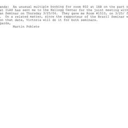 Correspondence, 2004-03-25....