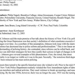 Minutes, 2003-01-16. Twenti...