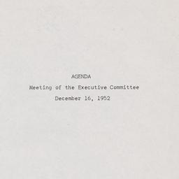 Executive Committee Meeting