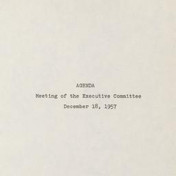 Executive Committee Meeting