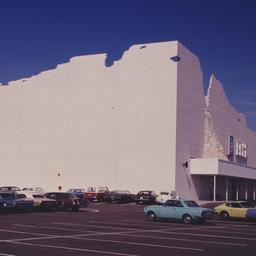 Exterior view, corner of bu...