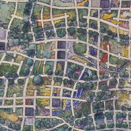 Site plan, detail.