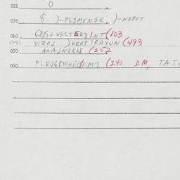 Eastern questionnaire, answ...