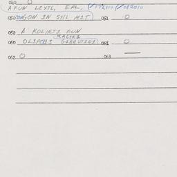 Eastern questionnaire, answ...