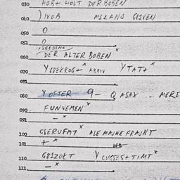 Eastern questionnaire, answ...
