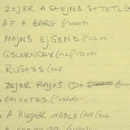 Eastern questionnaire, answ...